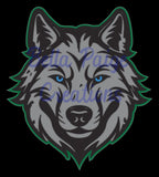 Vector Graphics File Wolf Mascot Design Digital Download SVG Format Cricut Compatible Cutting Machine Template Custom Apparel Graphics Team Logo Design Sports Merchandise Gaming Branding High Resolution PNG Files Instant Download Layered