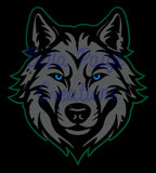 Custom Team Design Wolf Mascot Logo SVG Digital Download Cricut Compatible Vector Graphics File Sports Jersey Design Gaming Clan Graphics Cutting Machine Template Instant Access High Resolution Files Apparel Printing Projects Animal Head