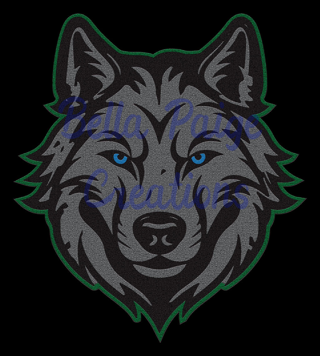 Animal Graphics Download Wolf Head Vector Design SVG File Format Digital Mascot Logo Cricut Silhouette Compatible Cutting Template Custom Team Apparel Sports Design Gaming Graphics Instant Download High Resolution PNG Files Craft Machine