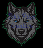 Animal Graphics Download Wolf Head Vector Design SVG File Format Digital Mascot Logo Cricut Silhouette Compatible Cutting Template Custom Team Apparel Sports Design Gaming Graphics Instant Download High Resolution PNG Files Craft Machine