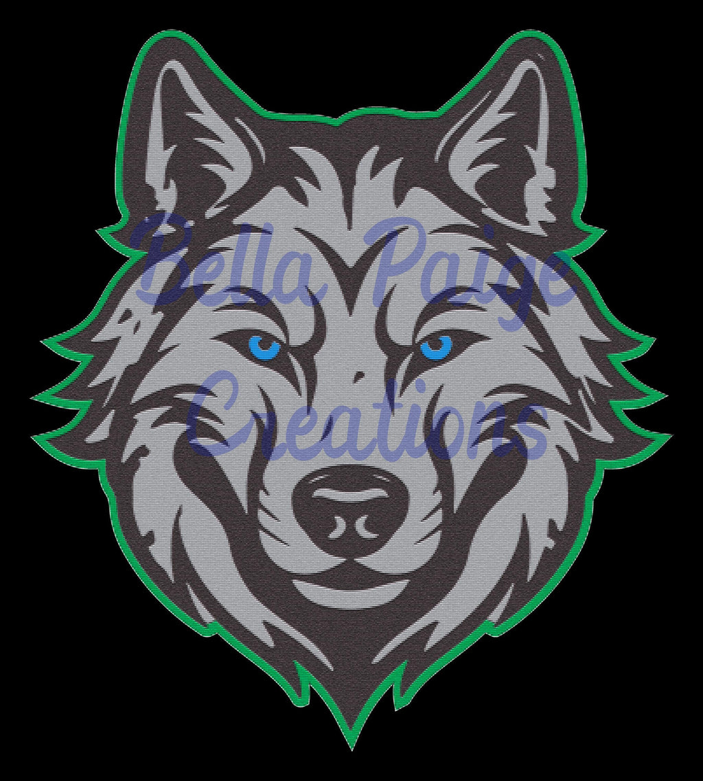 Wolf Svg File – Digital Download for Cricut Mascot Logo Design