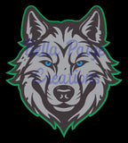 Wolf Svg File – Digital Download for Cricut Mascot Logo Design