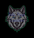 Mascot Logo Design Digital Download Wolf Head Vector Graphics SVG File Format Cricut Silhouette Compatible Cutting Template Custom Team Apparel Design Sports Jersey Graphics Gaming Clan Branding Instant Access High Resolution Files Shirt