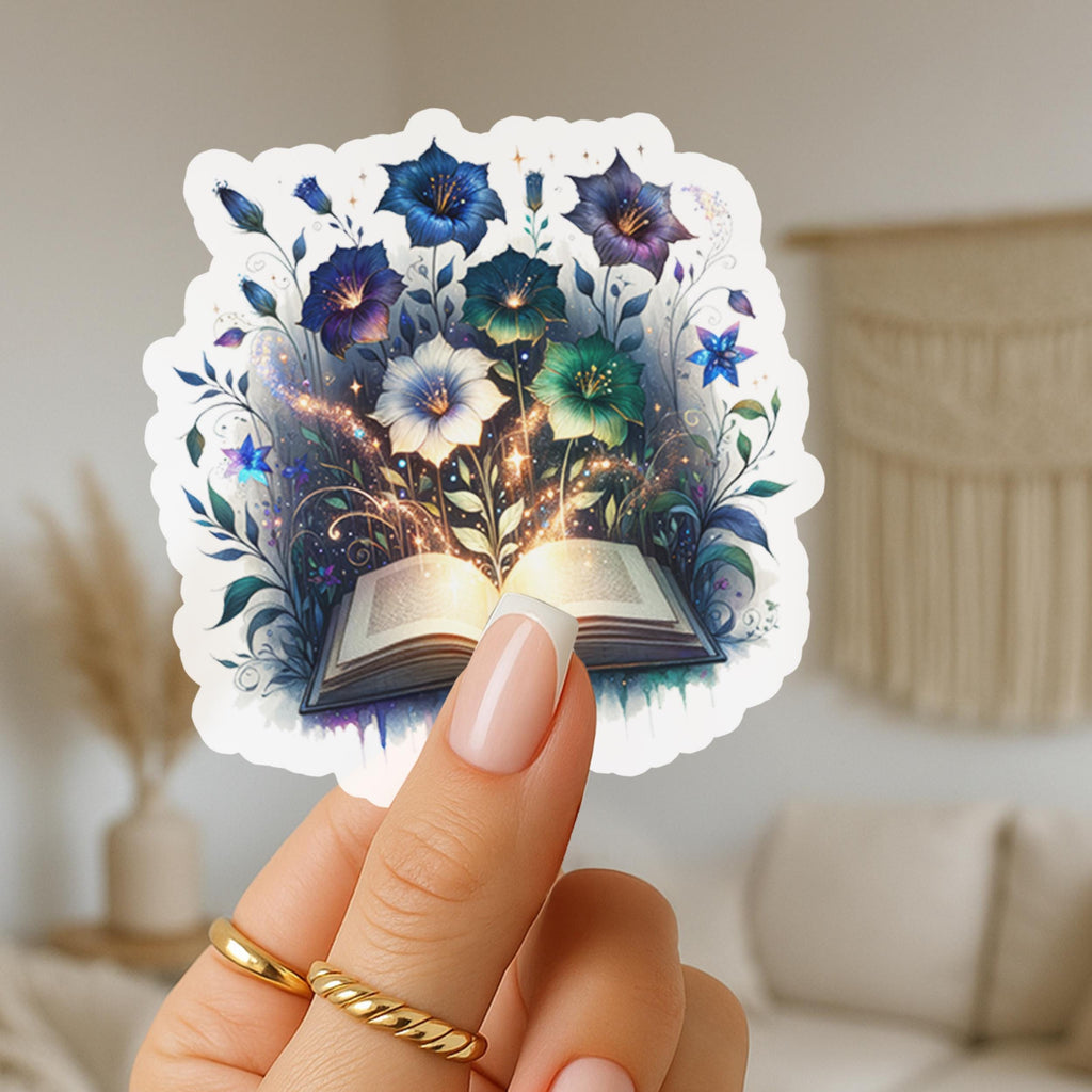 Gothic Book Sticker – Waterproof Vinyl Reading Journal Tracker