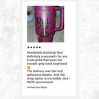 Throne of Glass Tumbler – Manon Blackbeak Engraved 40oz Bookish Gift