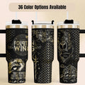 Fourth Wing Tumbler Insulated Stainless Steel Dragon Scale Design Rebecca Yarros Book Series Fan Gift 40oz Large Capacity Double Walled Hot Cold Beverage Container Handle Flip Top Lid Perfect Reading Marathon Hydration Book Club Essential