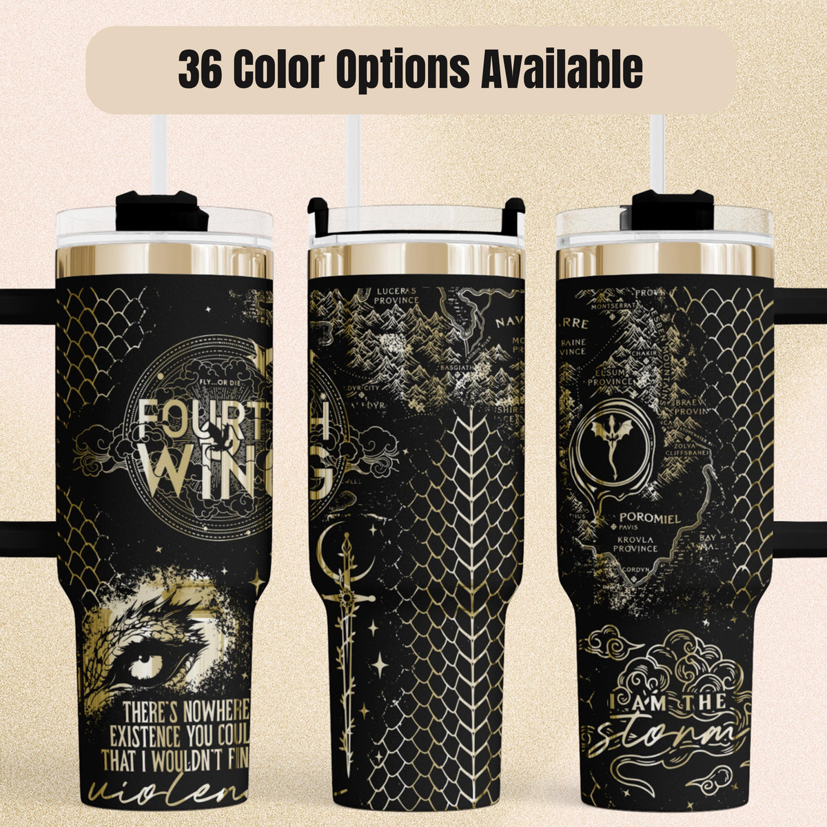 Fourth Wing Tumbler Insulated Stainless Steel Dragon Scale Design Rebecca Yarros Book Series Fan Gift 40oz Large Capacity Double Walled Hot Cold Beverage Container Handle Flip Top Lid Perfect Reading Marathon Hydration Book Club Essential