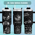 Fantasy Book Themed Tumbler 40oz Insulated Travel Mug Literary Quote Design Perfect Gift Reader Book Lover Booktok Fan Merchandise Double Wall Stainless Steel Construction Keeps Drinks Hot Cold Hours Character Inspired Drinkware