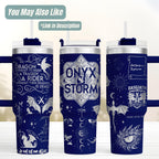 Fantasy Book Tumbler – 40oz Insulated Dragon Scale Stainless Steel Cup