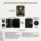 Gothic Kindle Case – Skeleton Tarot Design for Paperwhite 7" Readers