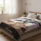 Dragon Throw Blanket – Personalized Gothic Fantasy Dorm Tapestry