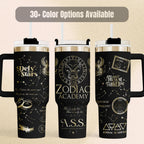 Insulated Steel Water Bottle Fantasy Reader Gift Zodiac Academy Tumbler Forty Ounce Capacity Book Lover Drinkware Booktok Merchandise Collection Temperature Control Beverage Container Hot Cold Drinks Daily Hydration Essential Book Club