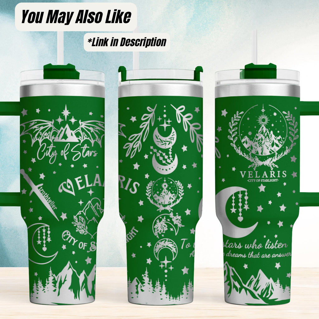 Acotar Tumbler – 40oz Insulated Feyre Darling Booktok Gift