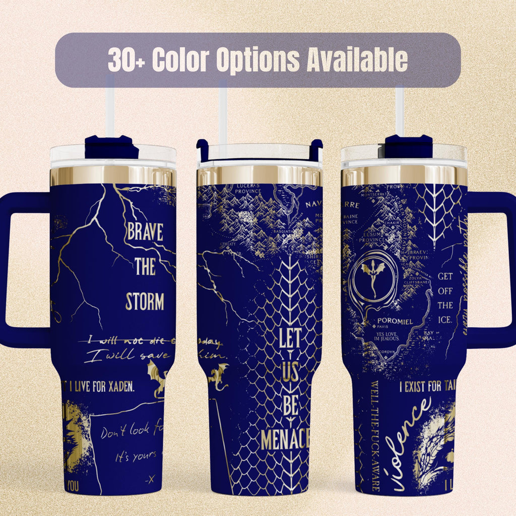Large Capacity 40oz Insulated Tumbler Black Stainless Steel Flask Double Wall Temperature Control Perfect Reading Companion Book Lover Gift Lightning Bolt Graphic Design Powder Coated Finish Travel Mug With Handle Daily Beverage Container