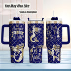 Mermaid Tumbler – 40oz Insulated with Handle Gothic Ocean Design