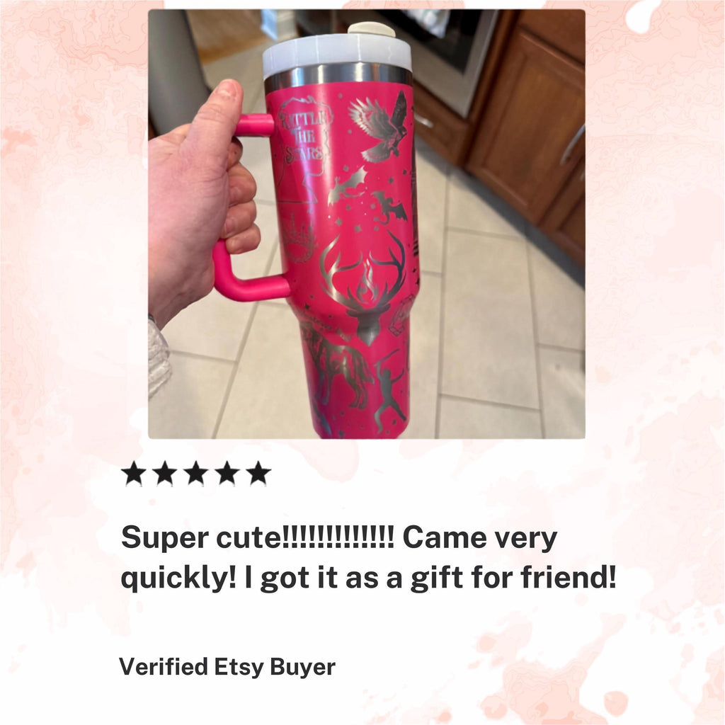 Throne of Glass Tumbler – 40oz Insulated Sjm Universe Cup