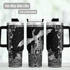 Book Lover Tumbler – 40oz Insulated Gothic Dark Romance Design