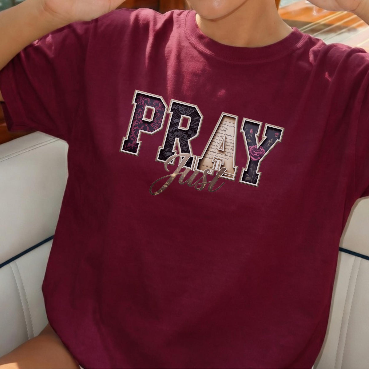 Unisex Believer Clothing Christian Faith Typography Tee Comfortable Worship Apparel Vintage Athletic Font Design Perfect Church Gathering Outfit Sunday Service Essential Daily Inspiration Wear Casual Faith Expression Classic Fit Cotton