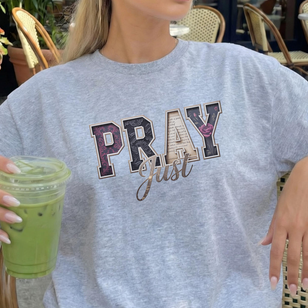 Christian Prayer Shirt – Faith Typography Design Unisex Worship Tee