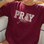 Unisex Faith Tee Christian Prayer Design Inspirational Message Shirt Religious Typography Clothing Believer Worship Lifestyle Apparel Casual Church Wear Comfortable Cotton Fabric Daily Devotional Outfit Bible Study Community Tee Spiritual