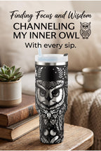 Owl Tumbler – 40oz Laser Engraved Stainless Steel Insulated