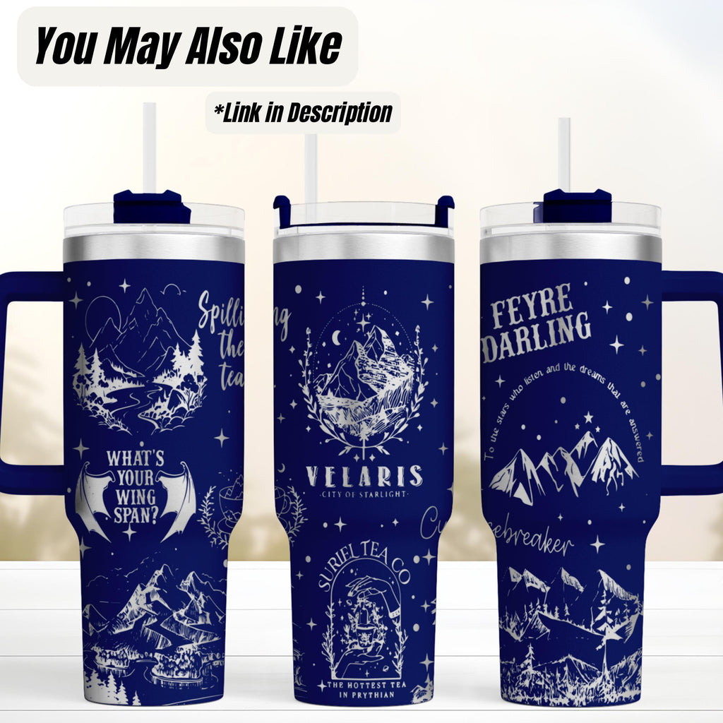 Acotar Tumbler – 40oz Insulated Fantasy Series Book Lover Gift