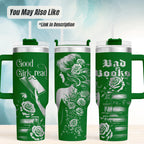 Booktok Tumbler – 40oz Insulated Gothic Dark Romance Reader Gift