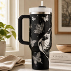 40 Ounce Bulldog Tumbler Stainless Steel Insulated Travel Mug Daily Use Beverage Container Vacuum Insulated Technology Perfect Dog Walking Companion Office Drinkware Dog Mom Birthday Gift Bulldog Lover Present Premium Quality Construction