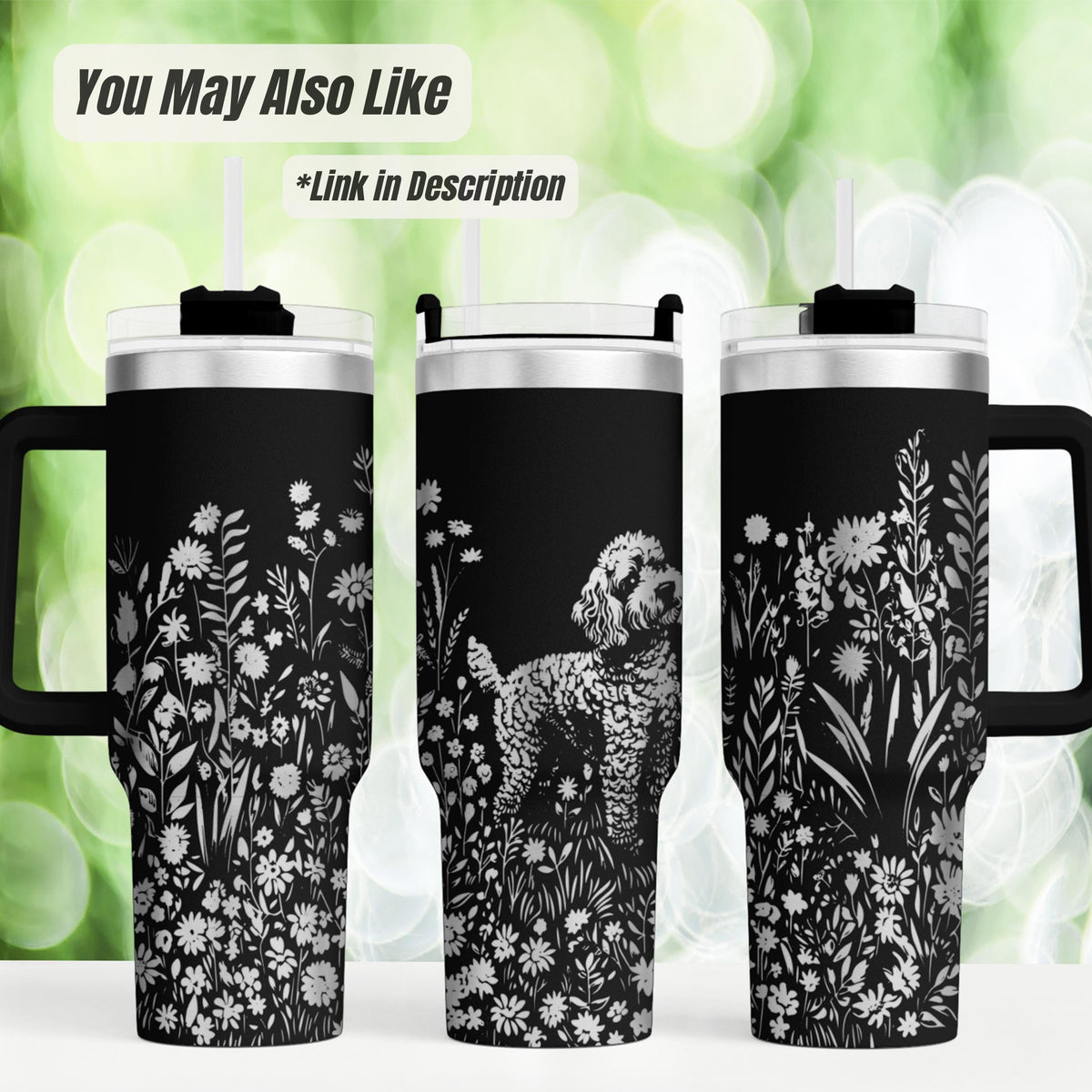Bulldog Tumbler – 40oz Insulated Stainless Steel Dog Mom Birthday Gift