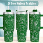 Book Lover Tumbler Gift For Romance Reader Insulated Stainless Steel Cup 40oz Capacity Perfect For Book Club Gatherings Gothic Design Literary Themed Drinkware Ideal Present For Bibliophile Friends Double Wall Vacuum Insulation Keeps Drinks