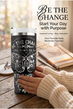 Butterfly Tumbler – Inspirational 40oz Stainless Steel Insulated Cup