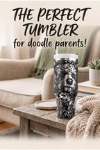 Goldendoodle Tumbler – 40oz Insulated Stainless Steel Travel Cup
