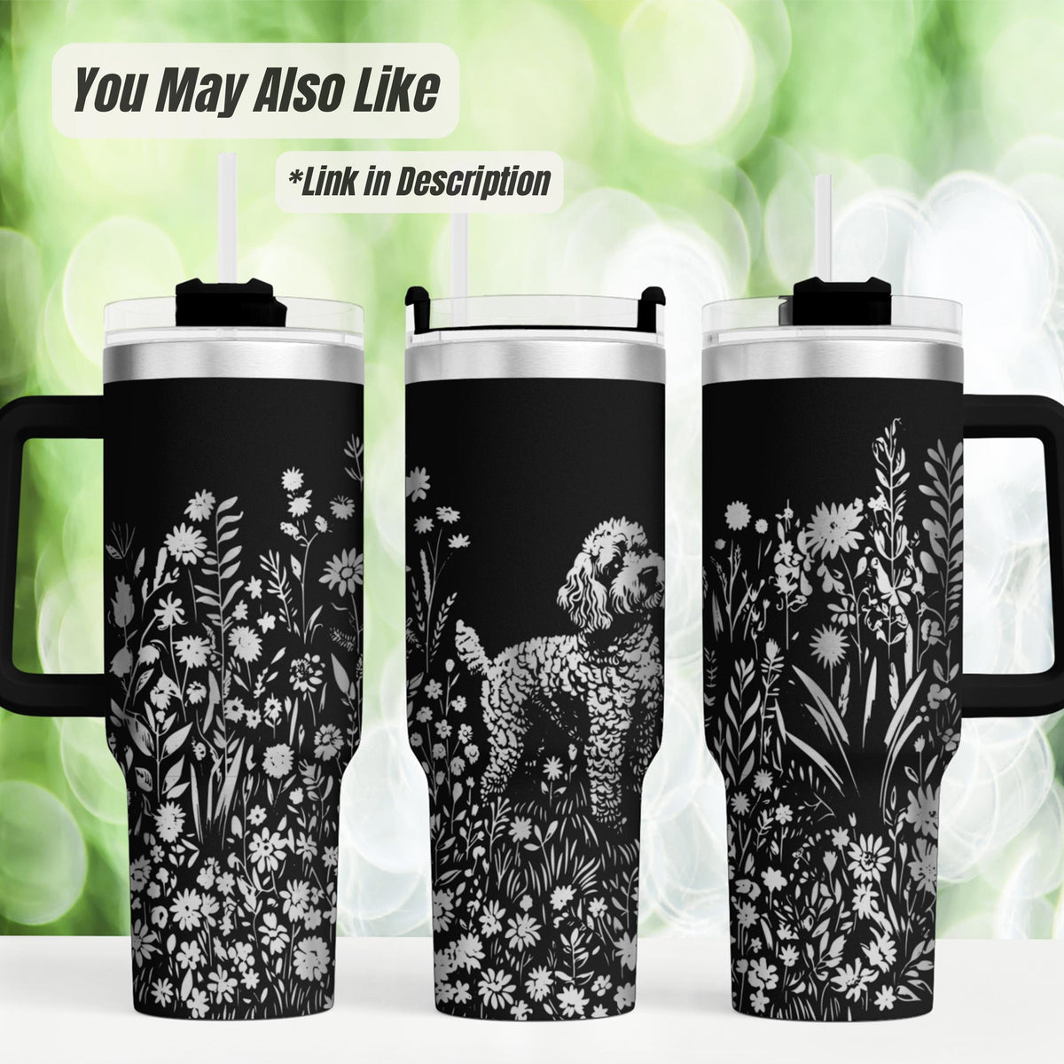 Goldendoodle Tumbler – 40oz Insulated Stainless Steel Travel Cup