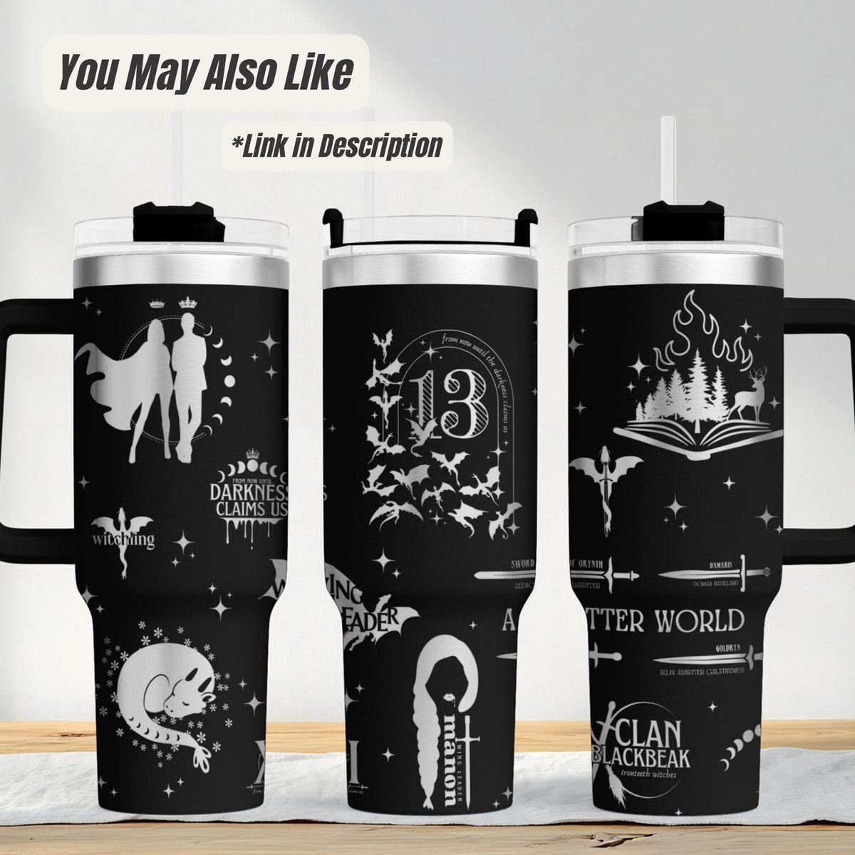 Throne of Glass Tumbler – 40oz Insulated Sjm Universe Cup