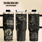 Fantasy Book Tumbler – 40oz Insulated Stainless Steel Reader Gift