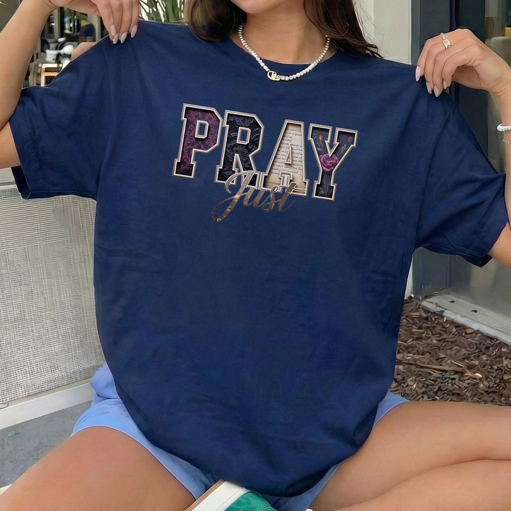 Christian Prayer Shirt – Faith Typography Design Unisex Worship Tee