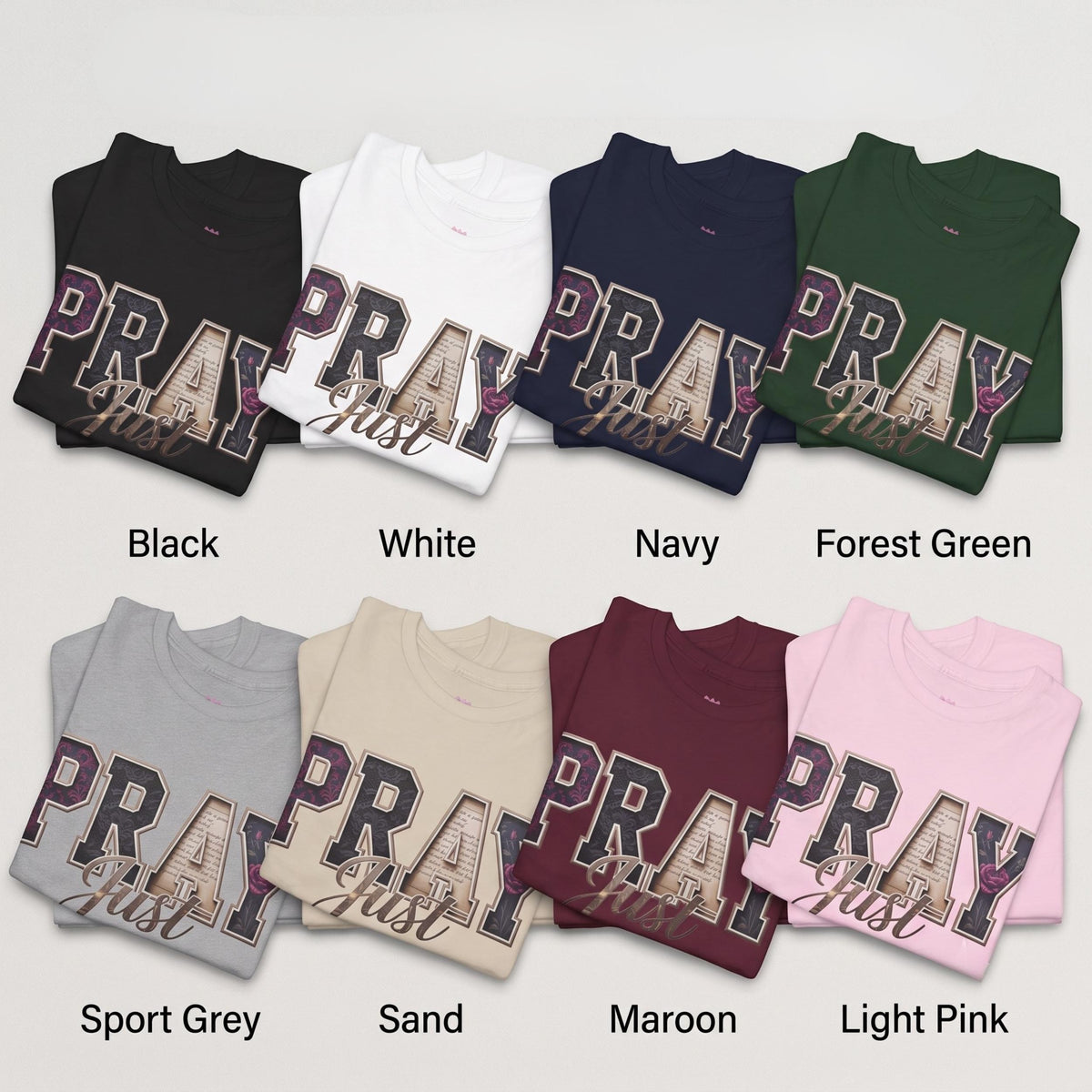 Christian Prayer Shirt – Faith Typography Design Unisex Worship Tee