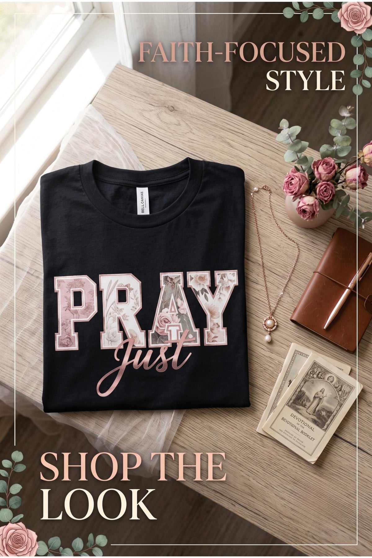 Christian Prayer Shirt – Inspirational Typography Unisex Faith Tee
