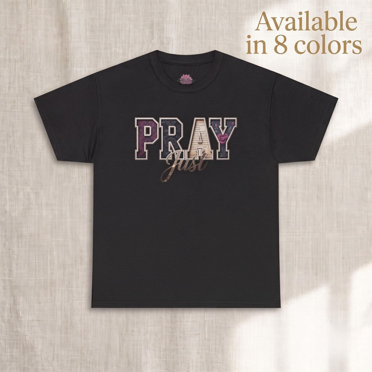 Christian T Shirt Faith Based Typography Design Vintage Athletic Font Style Unisex Believer Clothing Worship Apparel Perfect Sunday Service Outfit Church Gathering Essential Daily Inspiration Wear Comfortable Cotton Construction Classic Fit