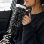 Large Capacity Tumbler Insulated Water Bottle Stainless Steel Construction Booktok Merchandise Gift Romance Reader Present Book Lover Essential Dark Romance Quote Design Thermal Beverage Container Keeps Drinks Hot Cold Hours Perfect Reading