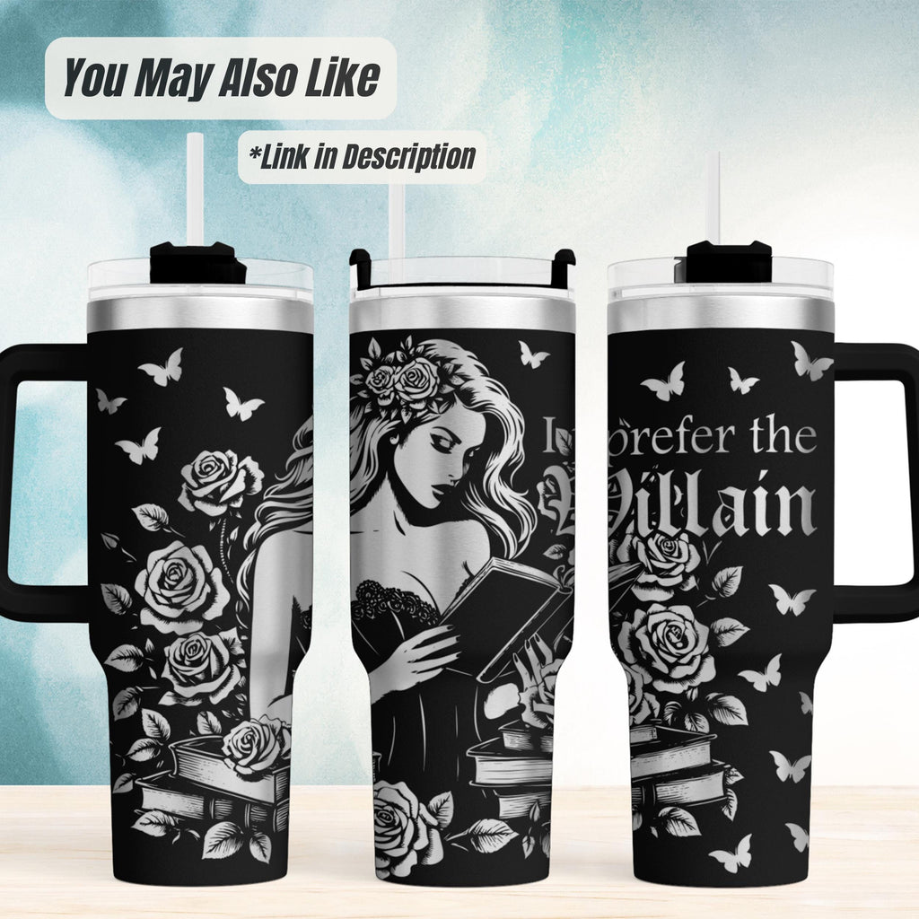 Book Lover Gift – 40oz Dark Romance Tumbler for Booktok Fans