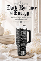 Book Lover Gift – 40oz Dark Romance Tumbler for Booktok Fans