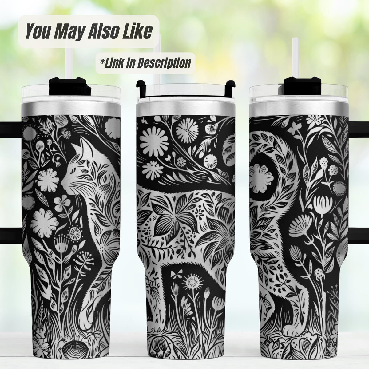 Vet Tech Gift – 40oz Insulated Tumbler with Custom Cat Dog Design