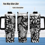 Owl Tumbler – 40oz Laser Engraved Stainless Steel Insulated
