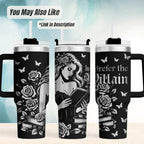 Gothic Book Tumbler – 40oz Insulated Dark Romance Reader Gift