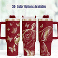 Bulldog Tumbler Gift For Dog Mom Birthday Present Insulated Stainless Steel Travel Mug 40 Ounce Capacity Vacuum Insulated Technology Keeps Beverages Hot Cold Hours Perfect Bulldog Lover Gift Unique Pet Owner Present Premium Quality