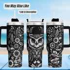 Horse Tumbler – 40oz Insulated Wild Horses Design Equestrian Gift