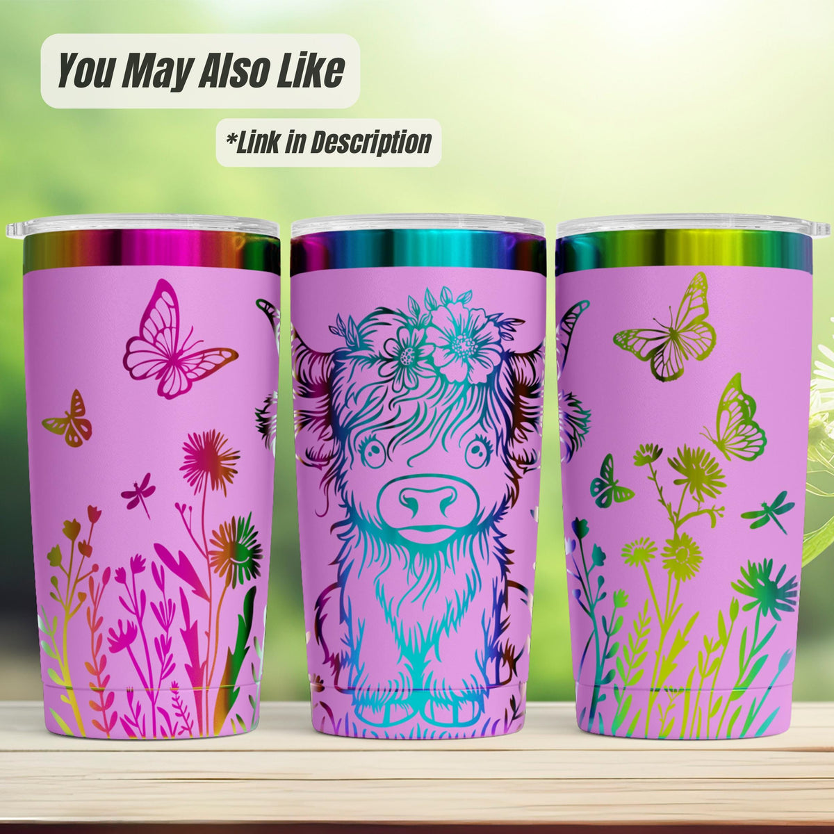 Book Dragon Tumbler – 20oz Insulated Stainless Steel with Handle