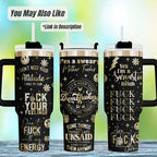 Funny Tumbler Gift – 40oz Insulated Stainless Steel Science Design