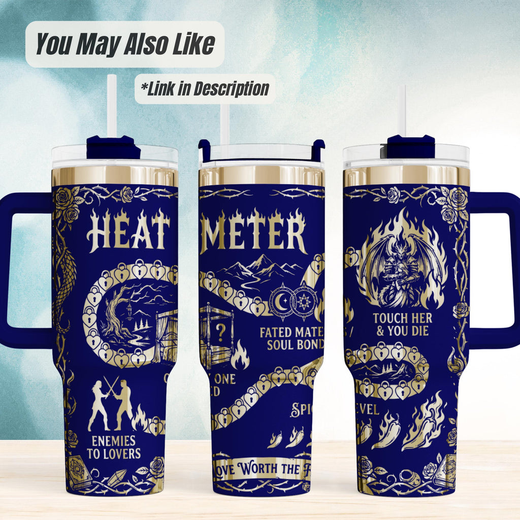 Book Lover Gift – 40oz Dark Romance Tumbler for Booktok Fans